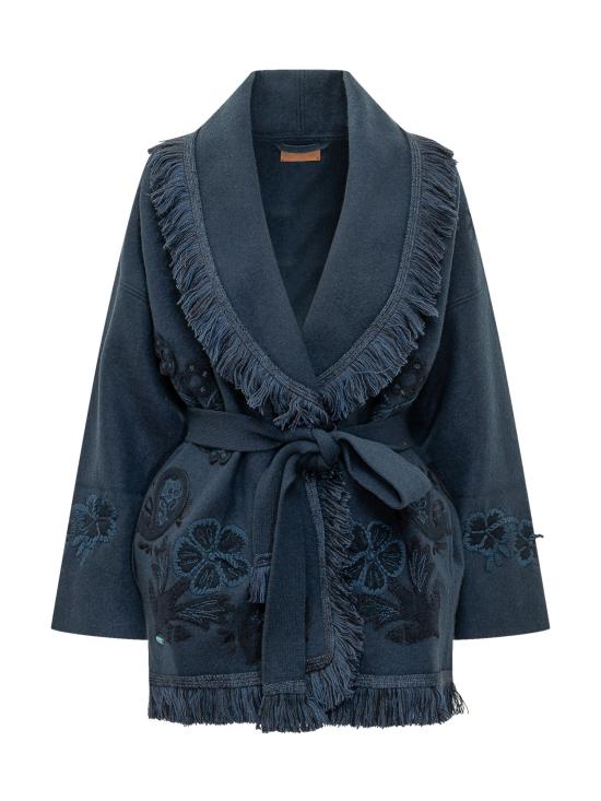 26FW 알라누이 가디건 LWHB064E26KNI006 4646 NAVY BLUE