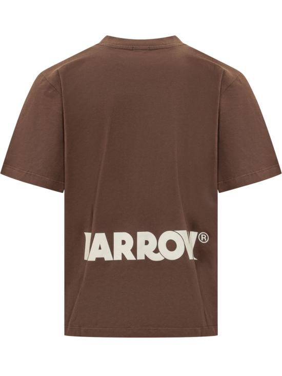 26FW 바로우 반팔 티셔츠 F6BWUATH013 1050 CHOCO - BARROW