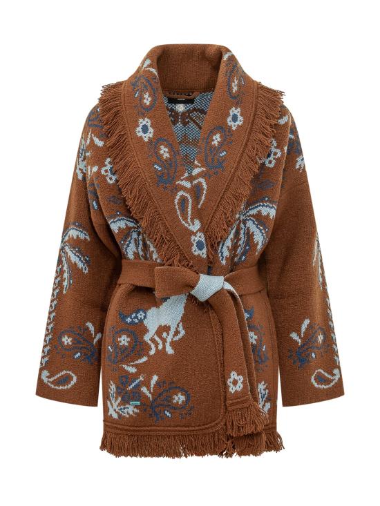 26FW 알라누이 가디건 LWHB064E26KNI003 6442 BROWN A DU