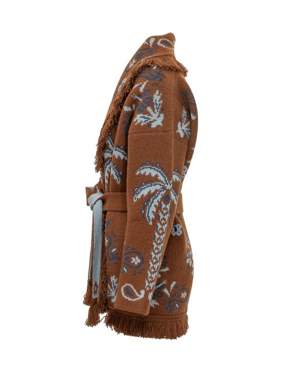26FW 알라누이 가디건 LWHB064E26KNI003 6442 BROWN A DU - ALANUI