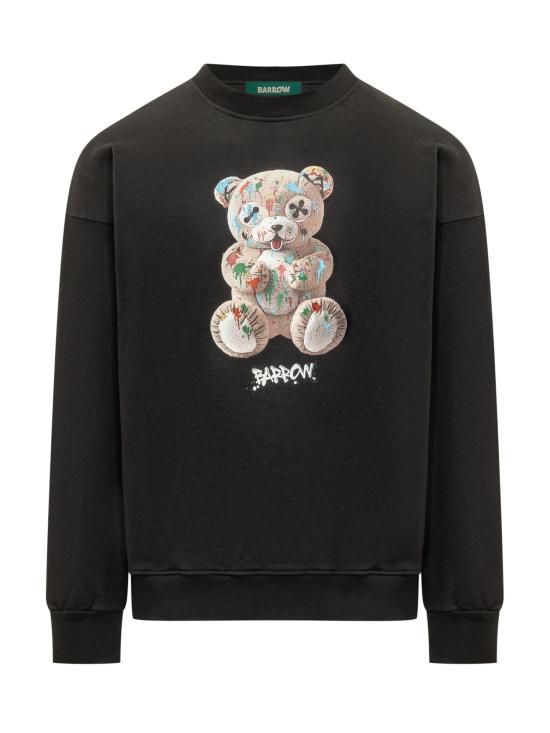 26FW 바로우 긴팔 티셔츠 F6BWUASW040 110 NERO