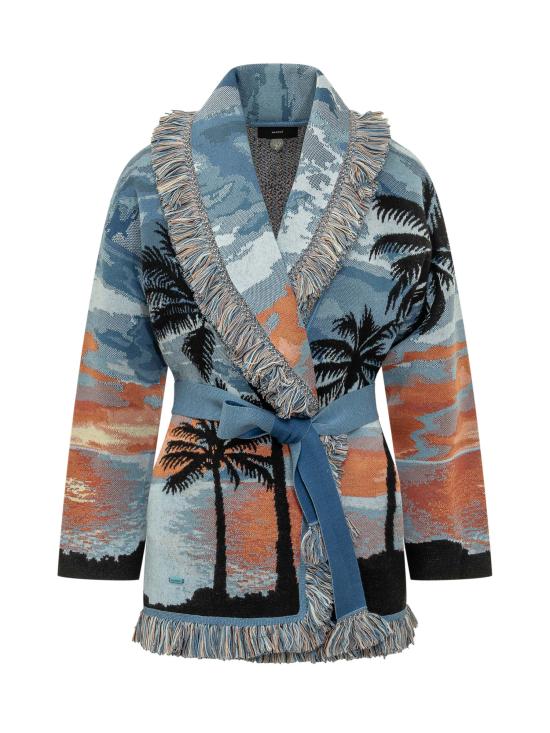 26FW 알라누이 가디건 LWHB064E26KNI004 4521 BLUE PEACH