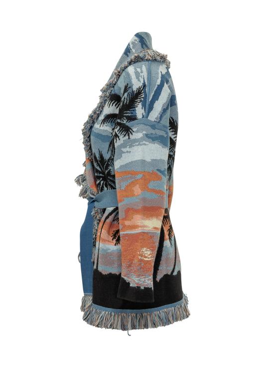 26FW 알라누이 가디건 LWHB064E26KNI004 4521 BLUE PEACH - ALANUI