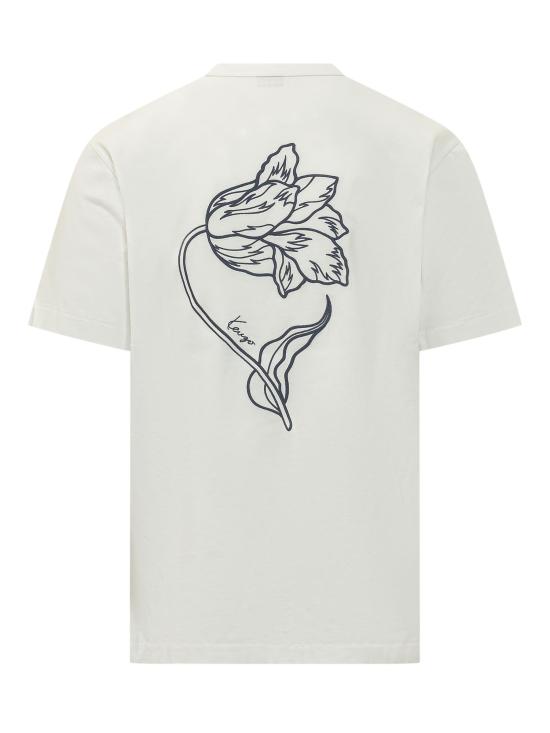 26FW 겐조 반팔 티셔츠 FG65TS2924SG 02 BLANC CASSE - KENZO