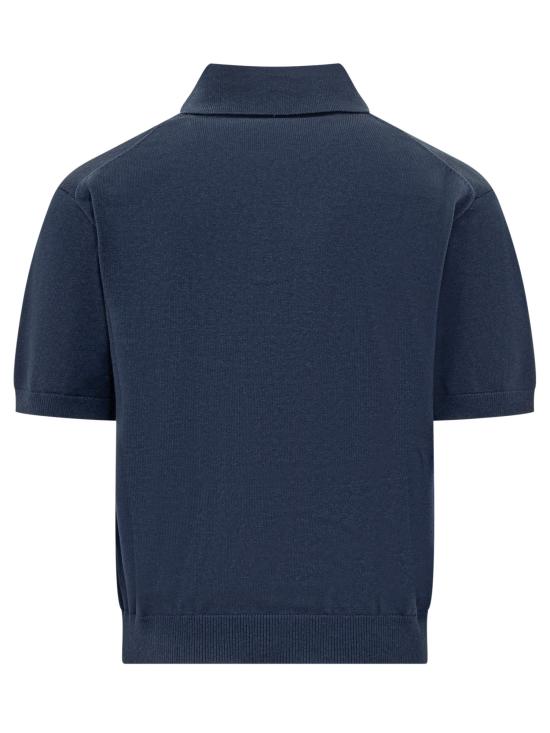 26FW 겐조 폴로 티셔츠 FG65PO8043EA 79 BLEU NOIR - KENZO