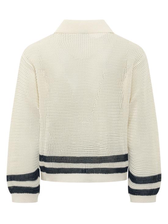26FW 겐조 가디건 FG65CA8063EG 02 BLANC CASSE - KENZO