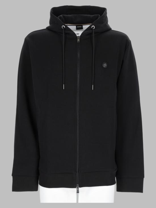 26FW 보스 후드 티셔츠 50555851 10262912001 BLACK