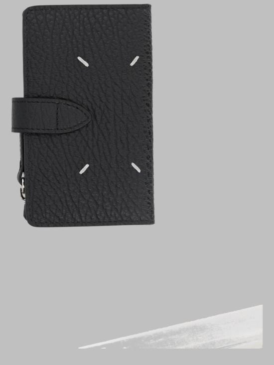 26FW 마르지엘라 포 스티치 지퍼 지갑 SA1VX0019 P4455T8013 BLACK - MAISON MARGIELA