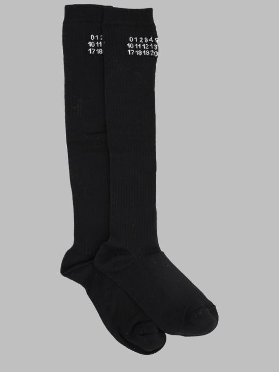 26FW MM6 메종마르지엘라 양말 S52TL0041 M13244900 BLACK - MM6 MAISON MARGIELA