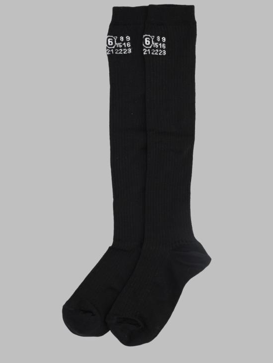 26FW MM6 메종마르지엘라 양말 S52TL0041 M13244900 BLACK
