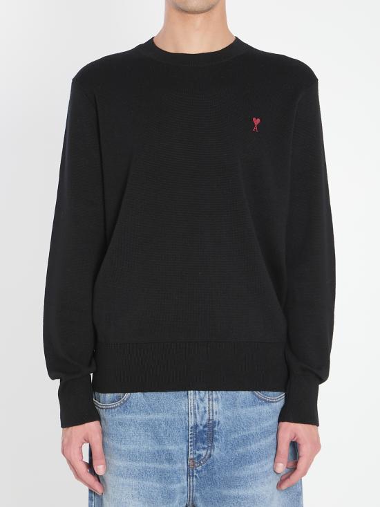 26FW 아미 ADC 크루넥 스웨터 HKS826 001009 BLACK