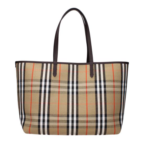 26SS 버버리 미디움 리버시블 블룸즈버리 토트백 8119598 - BURBERRY
