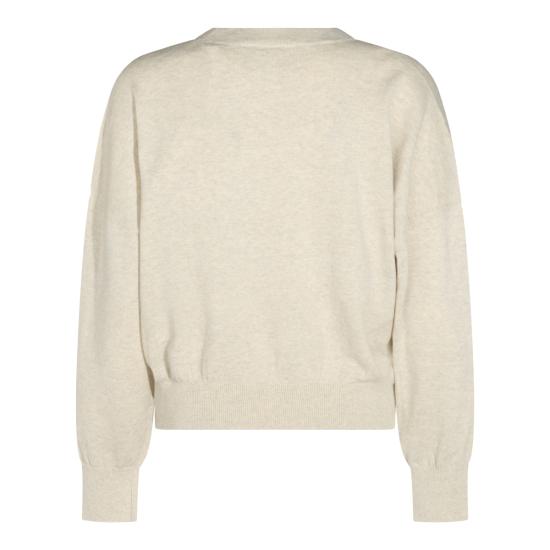 26FW 이자벨마랑에뚜왈 마리산스 코튼 스웨터 23PPU0053FA A1X05E02LY LIGHT GREY - ISABEL MARANT ETOILE