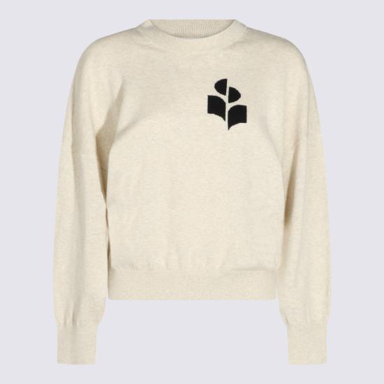 26FW 이자벨마랑에뚜왈 마리산스 코튼 스웨터 23PPU0053FA A1X05E02LY LIGHT GREY - ISABEL MARANT ETOILE