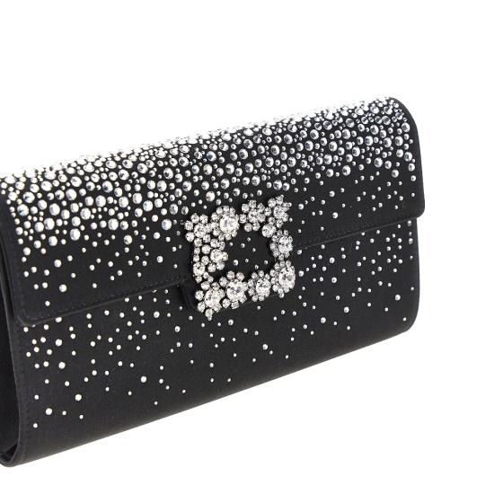 26FW 로저비비에 클러치/파우치 RBWAMFDY200RS0 Black - ROGER VIVIER