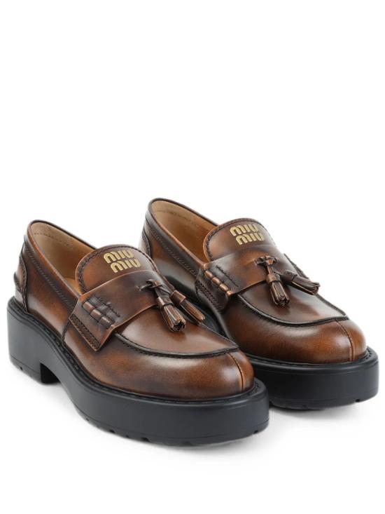 26FW 미우미우 로퍼 5D743EF055 3KY8 F0038 BRUCIATO - MIU MIU