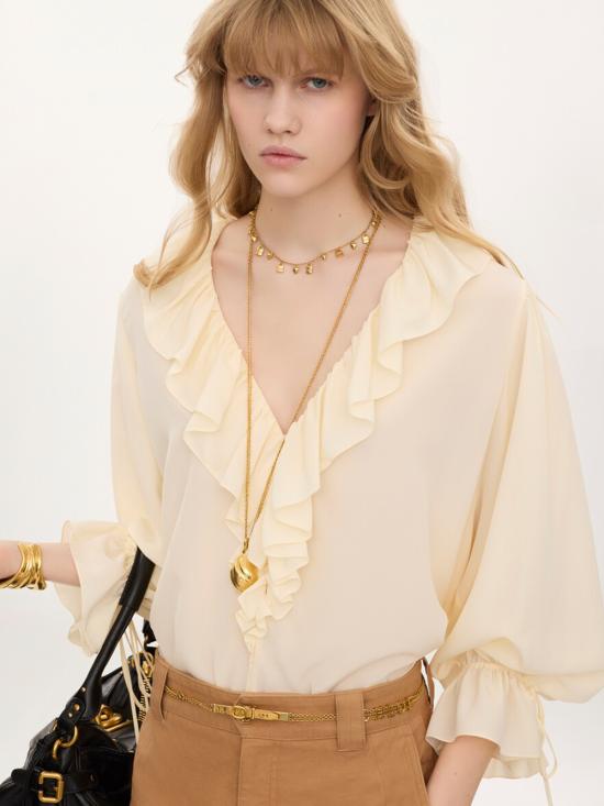 26FW 끌로에 탑 CH26AHT72005 114 PRISTINE WHITE - CHLOE