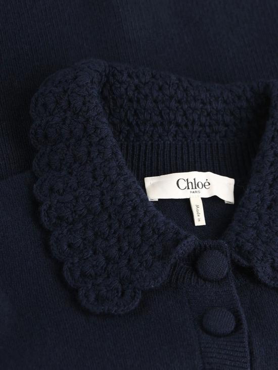 26FW 끌로에 스웨터 CH26AMC16711 4C3 INK NAVY - CHLOE
