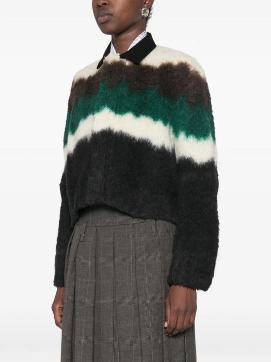 26FW 사카이 폴로 티셔츠 2608677 BLACK MULTI 020 - SACAI
