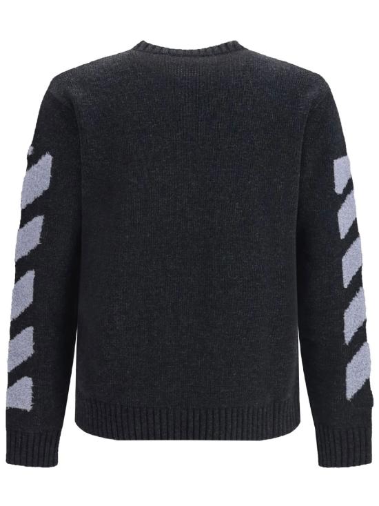 26FW 오프화이트 스웨터 OMHE087F26KNI00200 010 ANTRACITE - OFF WHITE