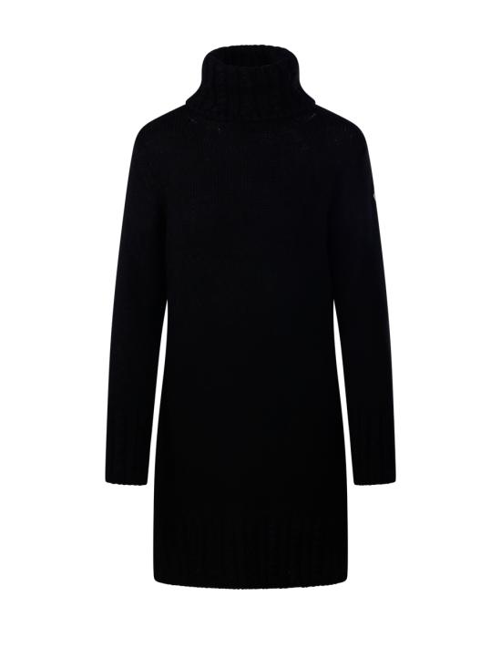 26FW 몽클레어 미디 원피스 9L00004 N0403 999 BLACK