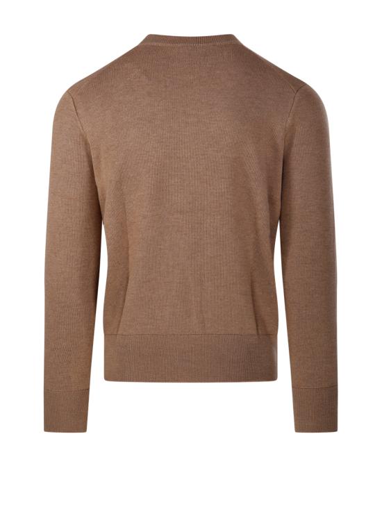 26FW 아미 ADC 크루넥 스웨터 HKS826 001 A335 CAMEL CHINE NOIR - AMI