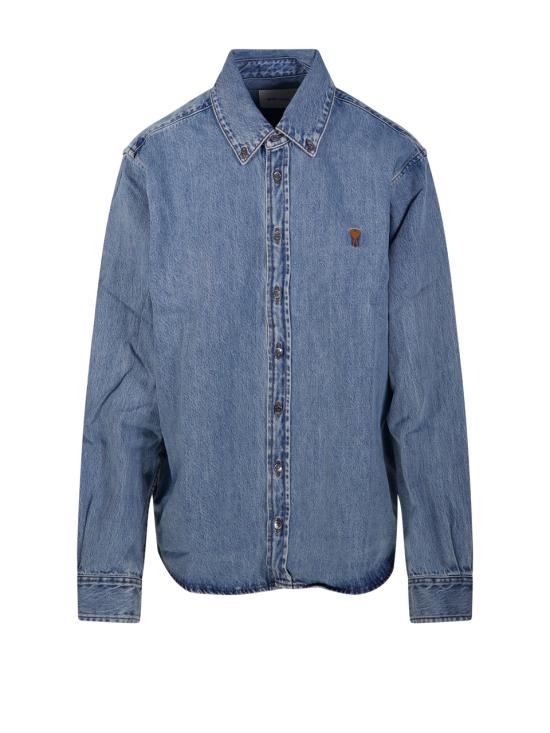 26FW 아미 데님 데님 셔츠 USH786 DE0056 480 USED BLUE