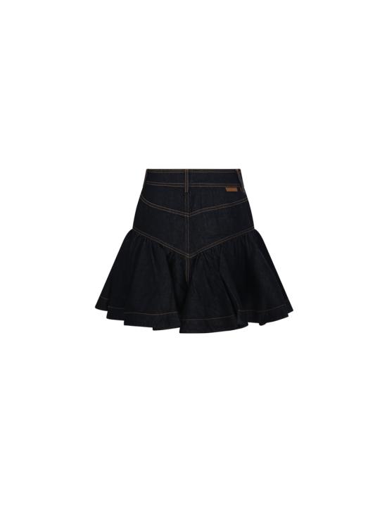 26FW 짐머만 숏 스커트 9498SF26R ONXB ONYX BLUE - ZIMMERMANN