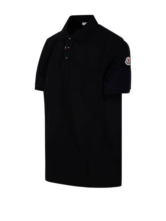 26FW 몽클레어 코튼 피케 폴로 셔츠 포켓 8A00017 89A16 999 BLACK - MONCLER