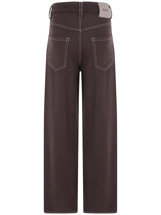 26FW 우마 왕 스트레이트 팬츠 UP3036 099 UW600 BROWN - UMA WANG