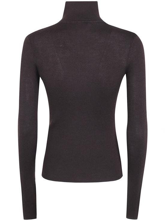 26FW 더프랭키샵 터틀넥 KNFS22851200 BROWN BURGUNDY - THE FRANKIE SHOP