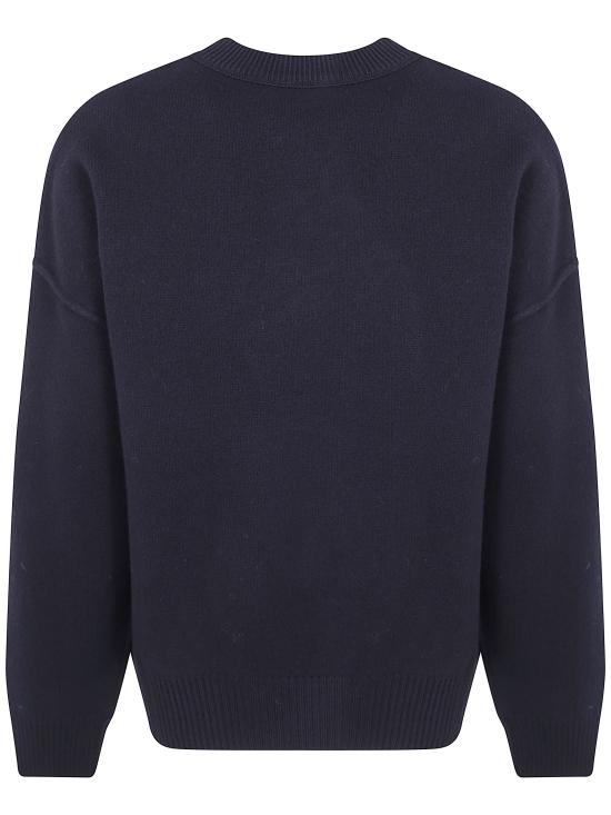26FW 아미 빅 하트 울 크루넥 스웨터 UKS838 018 099 009 BLACK RED - AMI
