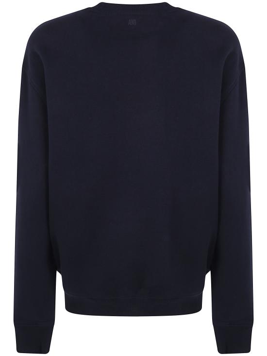 26FW 아미 스몰 하트 로고 스웨트셔츠 BFUSW035 730 099 001 BLACK - AMI