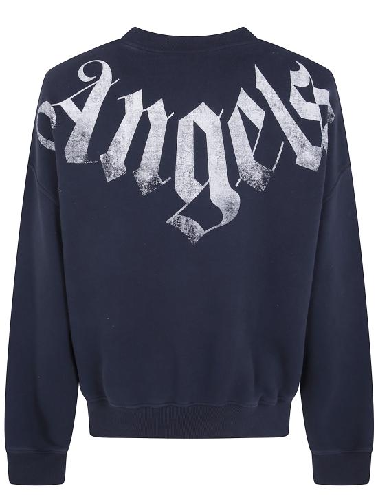 26FW 팜앤젤스 긴팔 티셔츠 PAMBA004FL001 BLACK OFF WHITE - PALM ANGELS