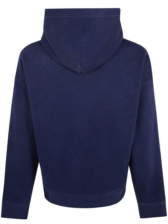 26FW 폴로 랄프로렌 후드 티셔츠 710 B19 140 001 DARK COBALT WHITE - POLO RALPH LAUREN