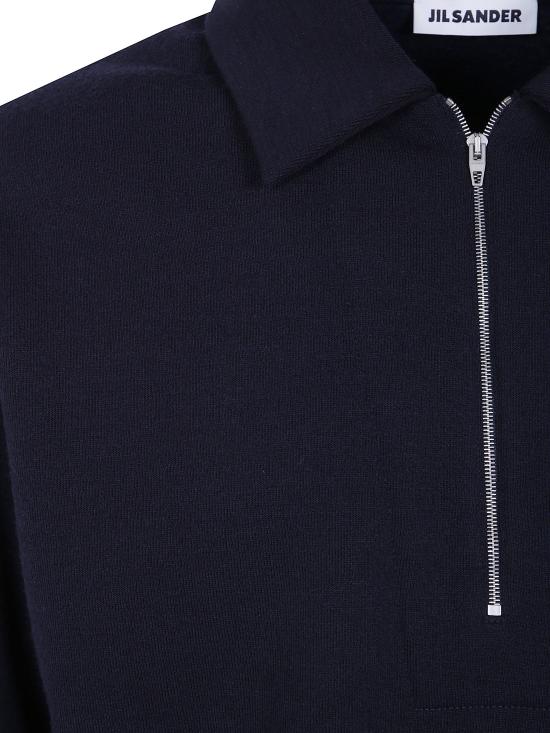 26FW 질샌더 긴팔 티셔츠 J22GU0164 J20390 403 INK - JIL SANDER