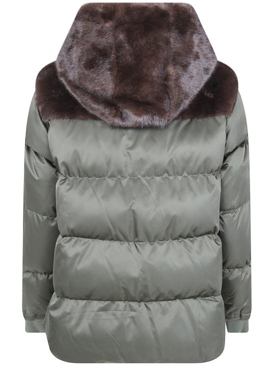 26FW 베타 코라디 무스탕 B904DUDU 00070 THYME DARK BROWN - BETTA CORRADI
