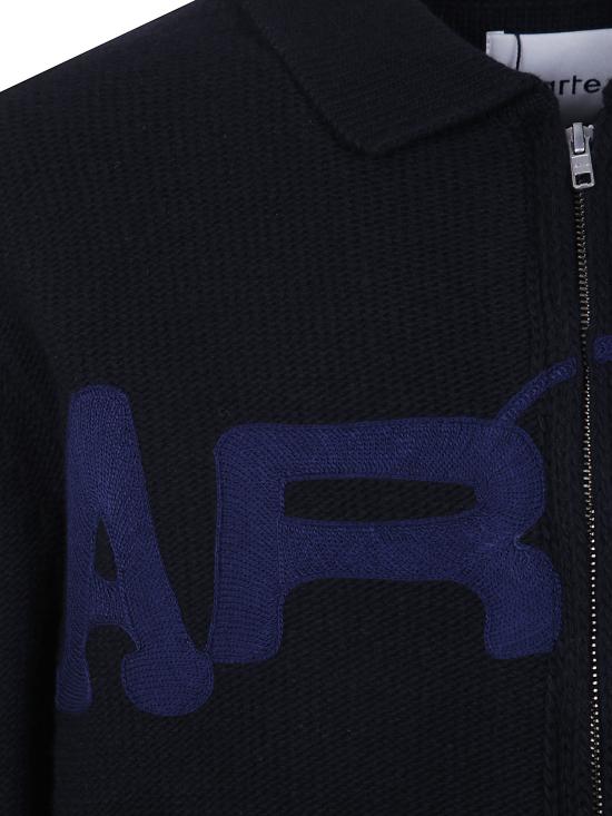 26FW 아르떼 앤트워프 집업 니트 AW26 021K 001 BLACK - ARTE ANTWERP