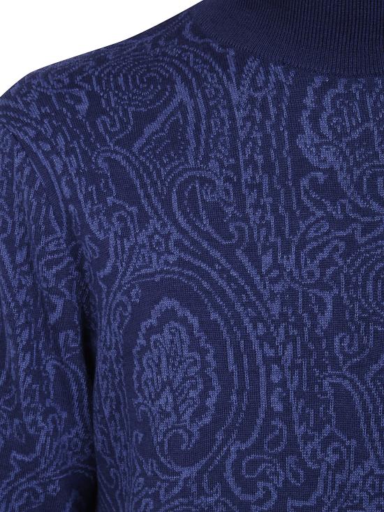 26FW 에트로 터틀넥 MRKF0067AQ12XB0065 B0065 BLUE - ETRO