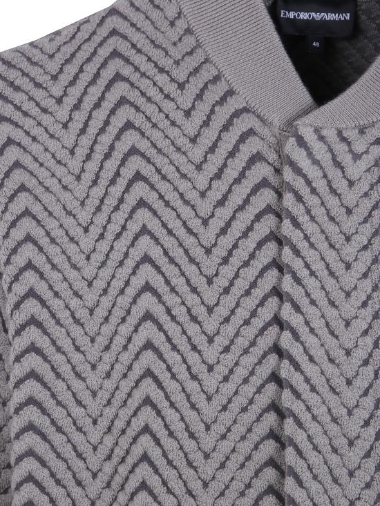26FW 엠포리오 아르마니 봄버 자켓 EM006449 AF29809 F6019 CHEVRON WALNUT - EMPORIO ARMANI