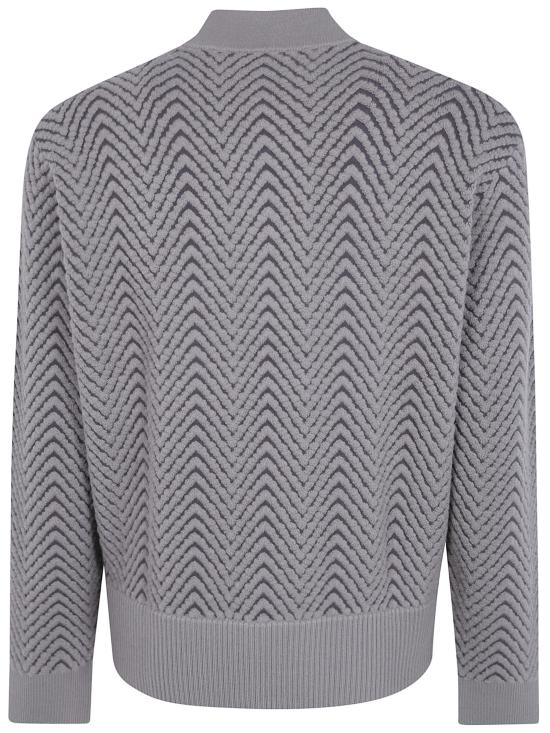 26FW 엠포리오 아르마니 봄버 자켓 EM006449 AF29809 F6019 CHEVRON WALNUT - EMPORIO ARMANI