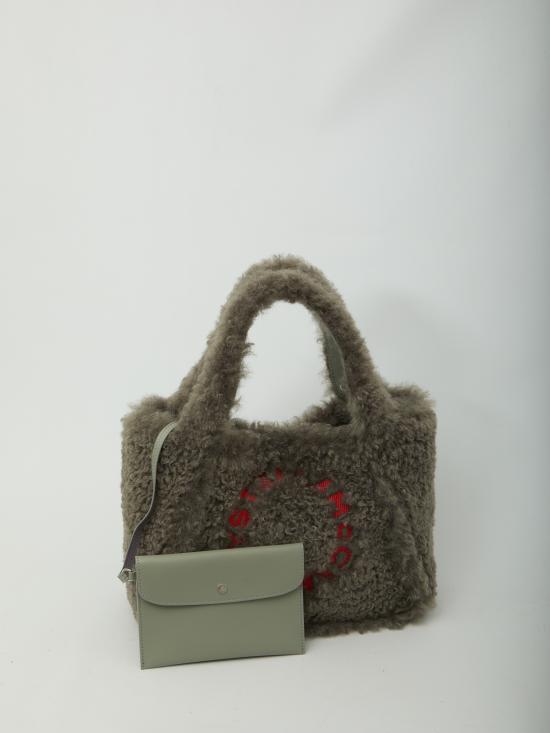 26FW 스텔라 맥카트니 로고 크로스바디 토트백 513860 GREY - STELLA MCCARTNEY