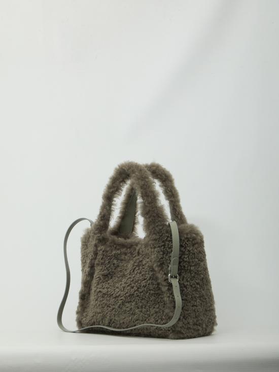 26FW 스텔라 맥카트니 로고 크로스바디 토트백 513860 GREY - STELLA MCCARTNEY