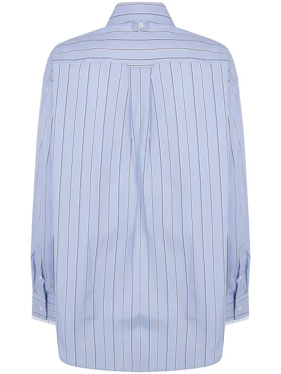 26FW 아미 셔츠 USH863 CO0249 A232 CASHMERE BLUE IVORY - AMI