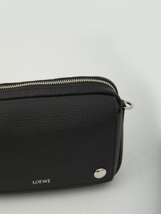 26FW 로에베 페블 스몰 메신저백 BANBPCBX04 BLACK - LOEWE