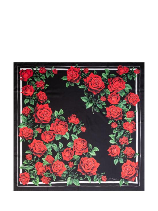 26FW 돌체앤가바나 머플러/스카프 FN090RGDDW3 HH6EJ ROSE ROSSE BORDO BCO