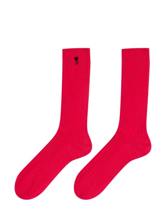 26FW 아미 양말 USC628AK0024 A186 ROUGE RUBIS - AMI