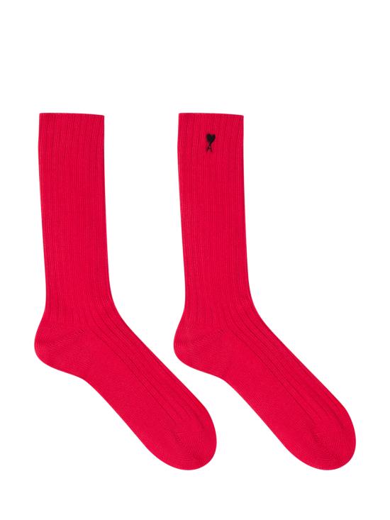 26FW 아미 양말 USC628AK0024 A186 ROUGE RUBIS