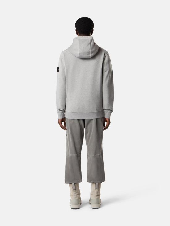 26FW 스톤 아일랜드 와펜 패치 후드 집업 L2S15 6100061 S0M51 V0M64 DUST GREY MELANGE DOM - STONE ISLAND