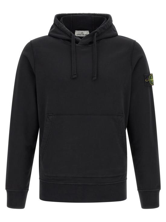 26FW 스톤 아일랜드 후드 티셔츠 L2S15 6100062 S0051 V0029 BLACK DOM
